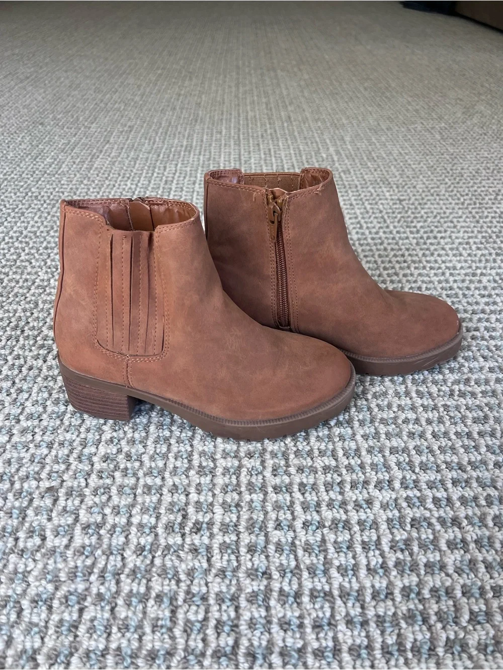 The Children's Place Girls' Brown Ankle Boots